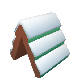 Cabin Roof Snow Point